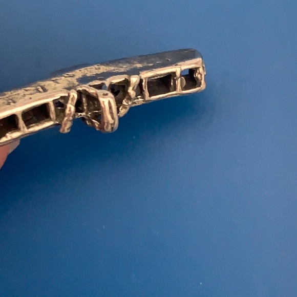 .925 Glider Plane Sterling Silver Jewelry Charm #travel #pilot #adventure - Picture 5 of 5